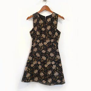 Zara Basic Floral Structured Dress